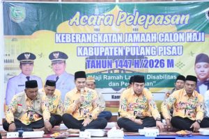 Bupati Pulang Pisau Resmi Lepas Keberangkatan Jemaah Calon Haji Pulang Pisau
