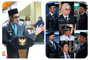 Lantik Pejabat di Halaman Pasar, Bupati Inginkan Kedekatan Pejabat Dengan Masyarakat